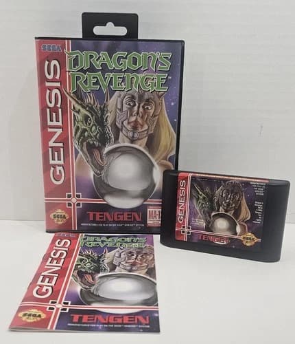 Dragon's Revenge Sega Genesis CIB Authentic
