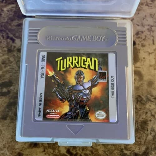 Turrican Nintendo Game Boy DMG 1991 Authentic Tested Cartridge Cleaned