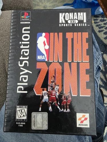 NBA In The Zone Konami (Sony PS1)Long Box - CIB Complete W/Registration Card