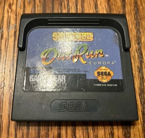 Outrun Europa Sega Game Gear Authentic Cart Only
