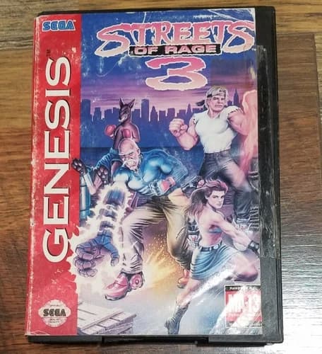 Streets of Rage 3 (Sega Genesis, 1994) CIB Authentic Tested