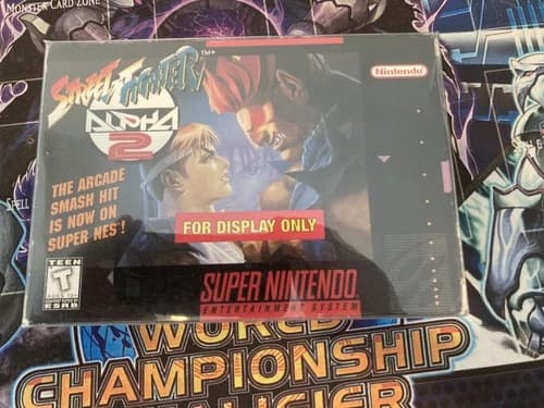 Street Fighter Alpha 2 (SNES, 1996) CIB, Tested, Fast Shipping! **