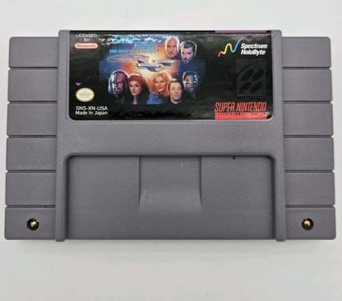 Star Trek the Next Generation (Nintendo SNES, 1994) Authentic Cartridge, Tested