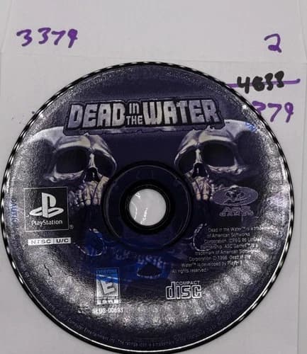 Dead in the Water (Sony Playstation 1 PS1) Disc Only No Track #3379