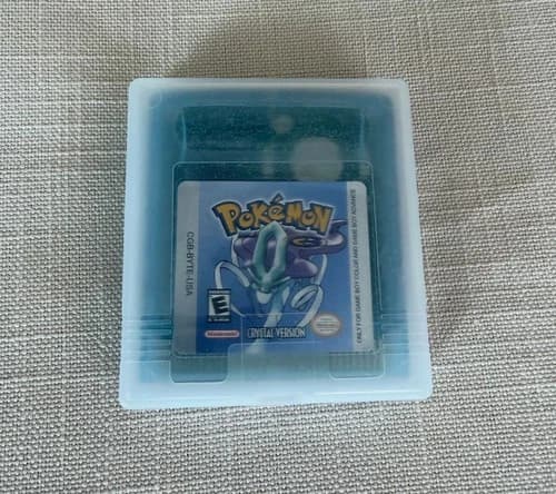 Pokemon Crystal Version (Nintendo Gameboy Color, 2001) GBC Tested US Very Good