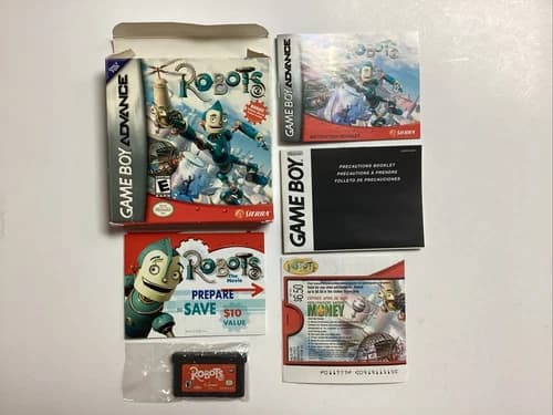 Robots- Gameboy Advance Complete TESTED CIB