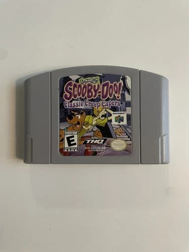 Scooby-Doo Classic Creep Capers Nintendo 64 N64 Authentic Grey Cart Variant