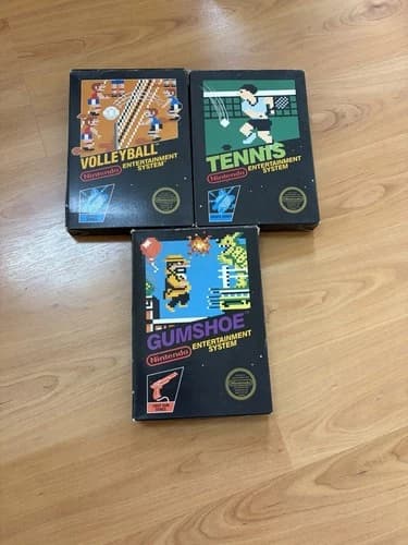 NES Tennis/Volleyball/Gumshoe CIB