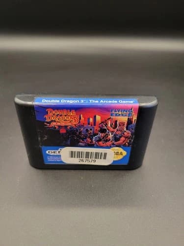 Double Dragon III The Arcade Game - Sega Genesis - Authentic - Loose Game