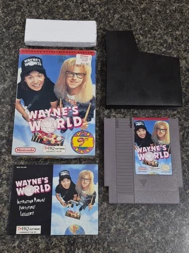 Nintendo NES Wayne's World CIB - Tested/Working