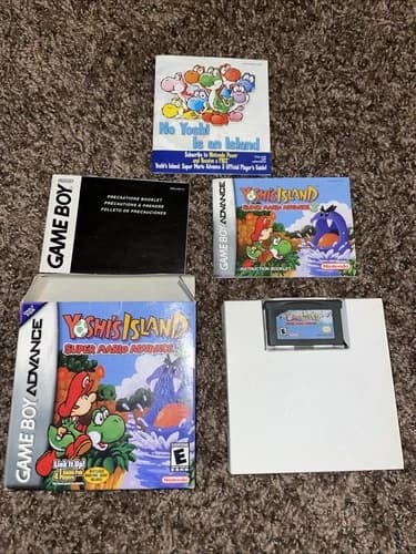 Yoshi’s Island: Super Mario Advance 3 for Game Boy Advance (2002) CIB GBA Game