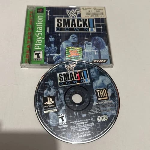 WWF SmackDown (Sony PlayStation 1 PS1) - CIB Complete