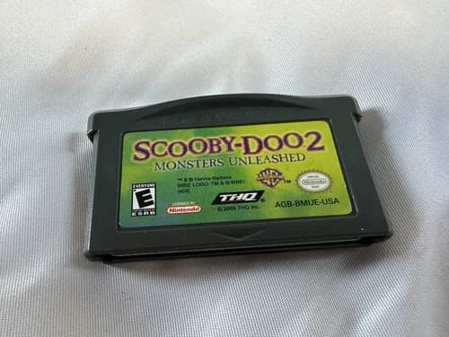 Scooby-Doo 2 Monsters Unleashed Nintendo Game Boy Advance 2004 Complete Tested