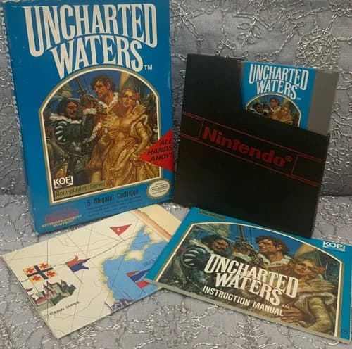 NES Nintendo Uncharted Waters CIB