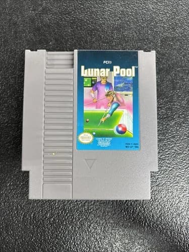 Lunar Pool Nintendo Entertainment System Cartridge Only Tested