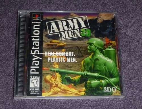 Army Men 3D (Sony PlayStation 1, 1999 PS1)-Complete