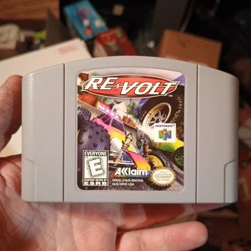 Re-Volt (Nintendo 64, 1999) N64, Cartridge Clean! Tested & Working