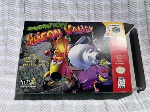 Space Station Silicon Valley N64 Nintendo 64 CIB Complete Box Manual Authentic