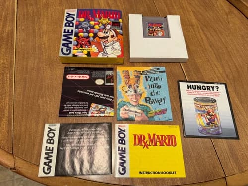 Dr. Mario (Nintendo Game Boy) Gameboy CIB complete video game nice shape L@@K