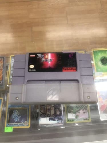 The 7th Saga SNES (Super Nintendo, 1993) cart only tested