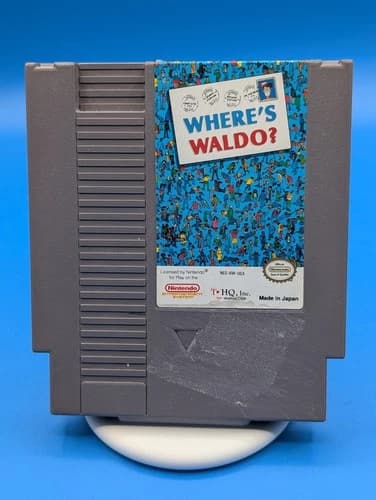 NES Where's Waldo (Nintendo Entertainment System, 1991) Game Tested And Working!