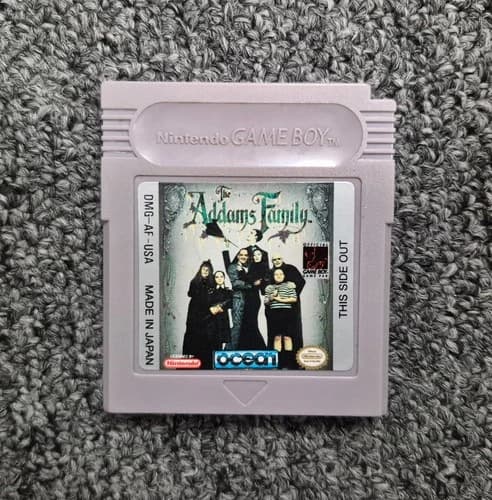 Addams Family (Nintendo Game Boy, 1991) Original GB