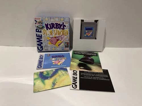 Kirby's Star Stacker Complete in Box CIB Nintendo Gameboy