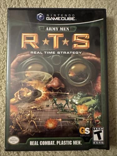 Army Men RTS (Nintendo GameCube, 2004) CIB Complete w/ Manual - Tested!