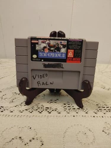 Tecmo Super Bowl III 3 (Super Nintendo Entertainment System 1995) Cartridge Only