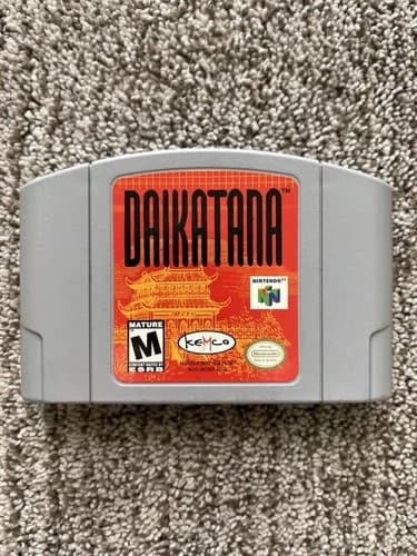 John Romero's Daikatana Authentic (Nintendo 64, 2000) N64 Tested Works Well