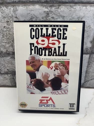 Bill Walsh College Football 95 (Sega Genesis, 1994) CIB Tested