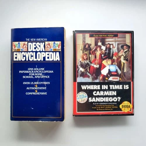 Where In Time Is Carmen Sandiego - Sega Genesis Tested Authentic 1Y Guarantee
