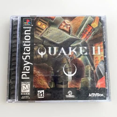 Quake II - Sony PlayStation CIB Black Label PS1 Complete With Manual