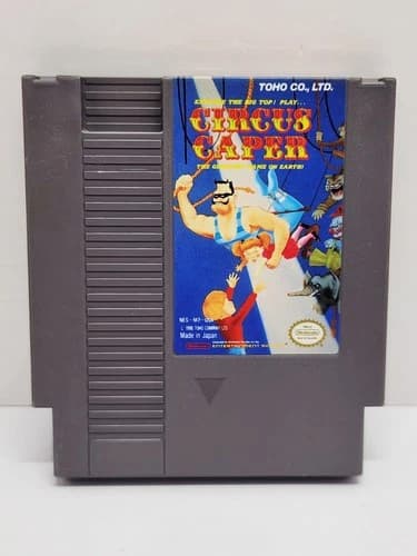 Nintendo NES Circus Caper Cleaned Tested Working