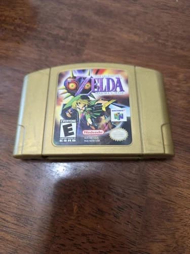 Zelda Majora's Mask (Nintendo 64, N64) Game - AUTHENTIC - Tested Non Holo - NICE