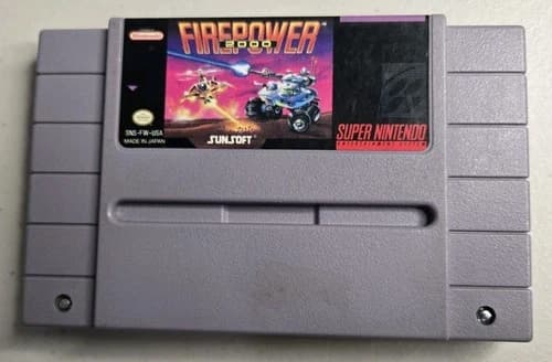 Firepower 2000 (Super Nintendo SNES, 1992)