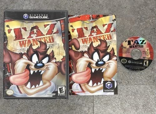 Taz Wanted Nintendo GameCube 2002 Complete CIB