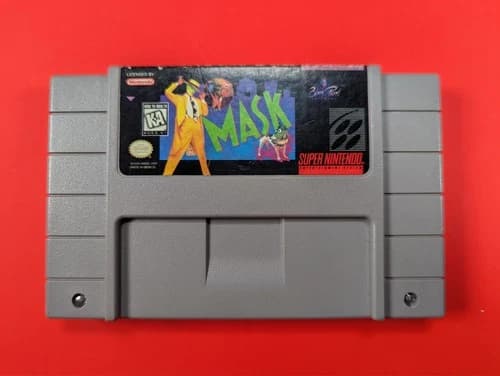 The Mask (Super Nintendo Entertainment System, 1994) Cleaned, Tested WORKING