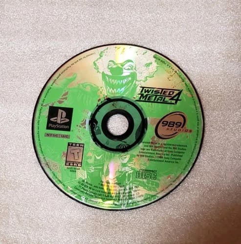 Twisted Metal 4 - Sony PlayStation 1 PS1 - CD ONLY