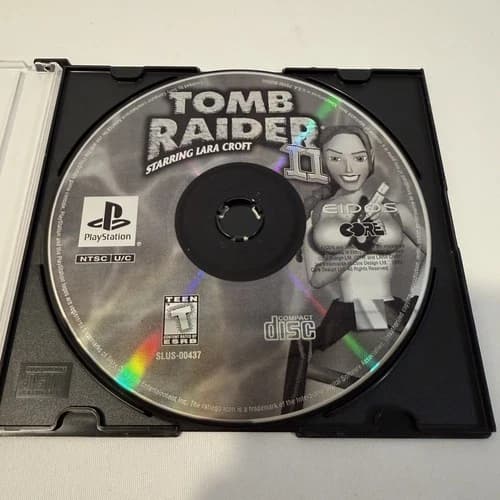 Tomb Raider II Sony PlayStation PS1 Video Game Disc Only Action Adventure