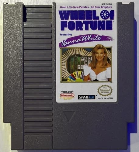 Wheel of Fortune: Featuring Vanna White (Nintendo Entertainment System 1992) NES