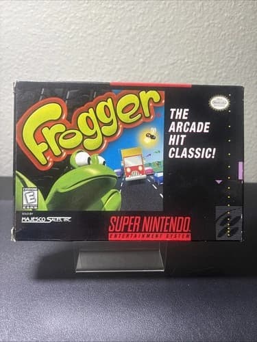 Frogger (Super Nintendo Entertainment System, 1997) CIB Tested Working