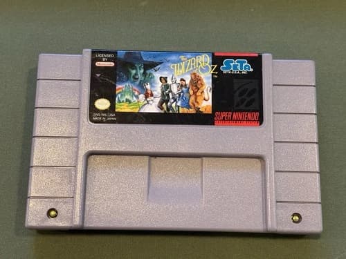SNES The Wizard of Oz (Super Nintendo Entertainment System) - Authentic TESTED!