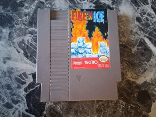 Fire 'N Ice Nintendo NES Authentic Tested Contacts Cleaned