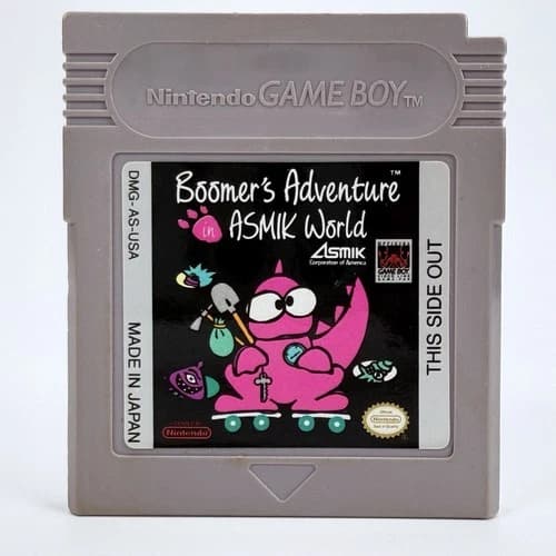 Boomer's Adventure in Asmik World (Nintendo Game Boy) Cartridge Only Tested