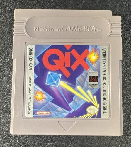 QIX - Nintendo Gameboy - CAN Version - Cleaned & Tested