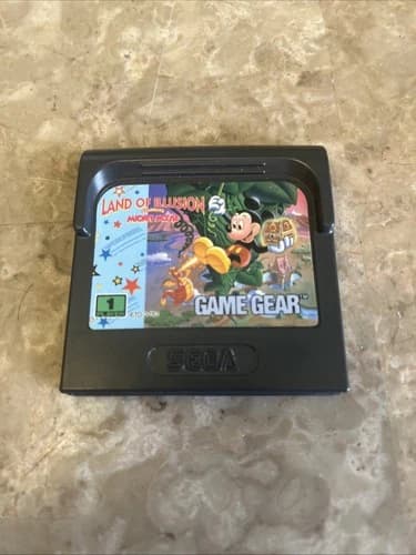 Land Of Illusion Starring Mickey Mouse Sega Game Gear Game - USED