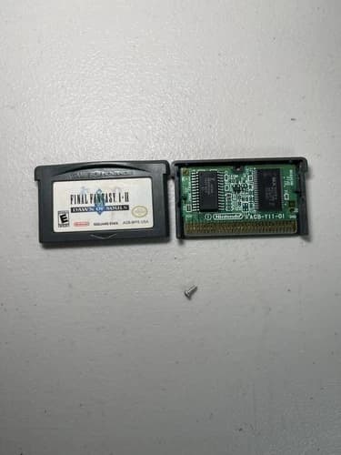 Final Fantasy 1 and 2 Dawn of Souls (Gameboy Advance GBA) Authentic Tested