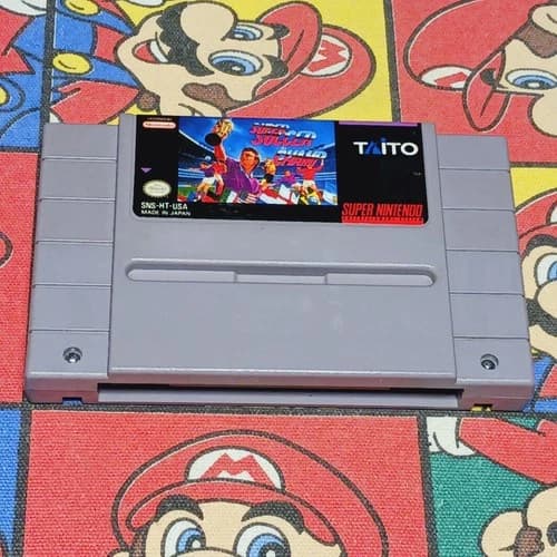 Super Soccer Champ (Super Nintendo) SNES Authentic/Cleaned/Tested