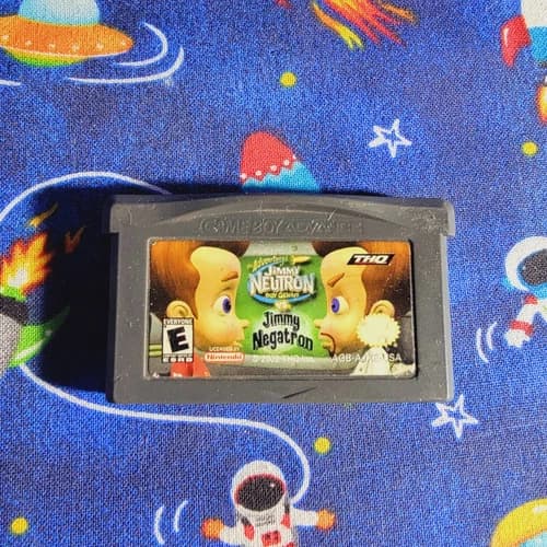 Jimmy Neutron vs. Jimmy Negatron Nintendo GameBoy Advance GBA - Authentic